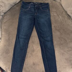 American Eagle Outfitters Women's Deep Indigo Skinny Jeans